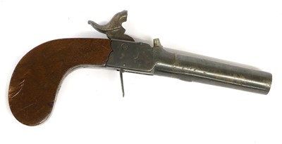 Lot 302 - A 19th Century Percussion Pocket Pistol, with...