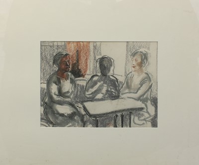 Lot 1060 - Constance Lane (20th Century) Three women...