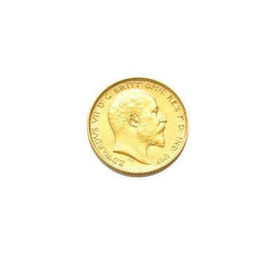 Lot 469 - Edward VII, Half Sovereign 1903; very fine