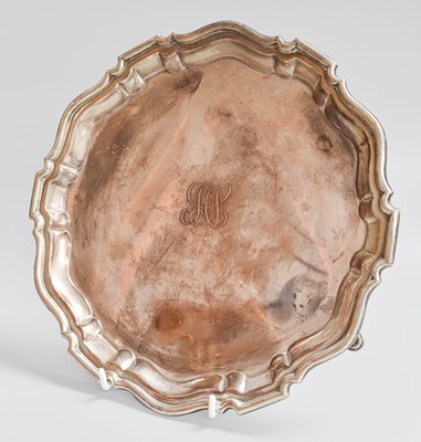 Lot 14 - A George V Silver Salver, by Mappin and Webb,...