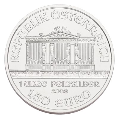 Lot 139 - 20x Austria 1oz Fine Silver Coins 2008; Vienna...