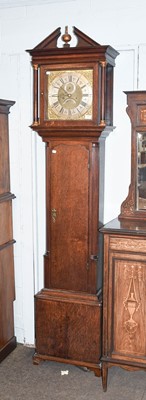 Lot 1242 - An Oak Eight Day Longcase Clock, 18th century...