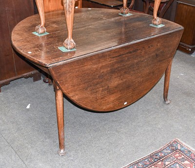 Lot 1281 - An 18th century Oak Gateleg Table, 151cm by...