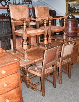 Lot 1282 - An Oak Draw Leaf Dining Table, 151cm by 91cm...