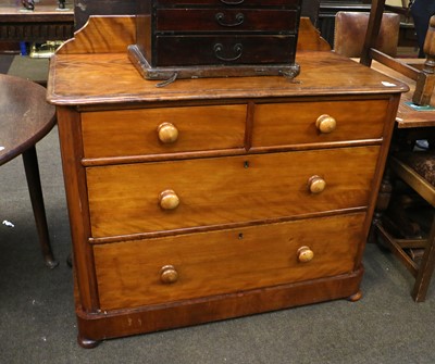 Lot 1285 - A Victorian Three Height Satinwood Chest of...