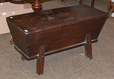 Lot 1238 - An 18th Century Oak Dough Bin, of typical form,...