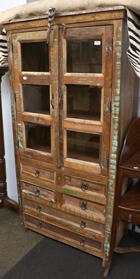 Lot 1355 - A 20th century Glazed Cabinet, with drawers,...