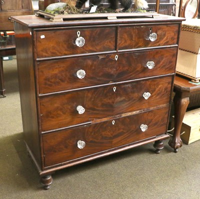 Lot 1188 - A 19th century Mahogany Straight Front Four...