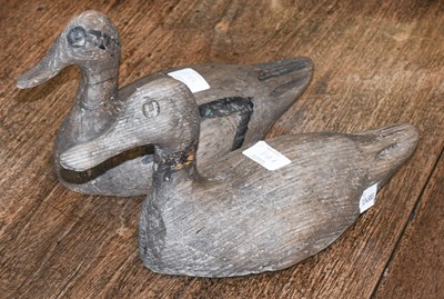 Lot 298A - A Pair of 19th century Decoy Ducks