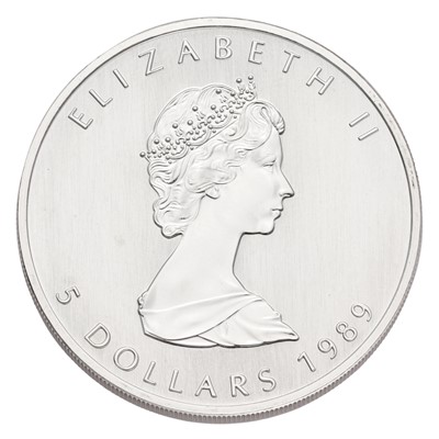 Lot 143 - 25x Canada Fine Silver Maple Leaf Coins;...