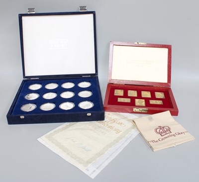 Lot 136 - Two Silver Commemorative Sets, comprising 'The...