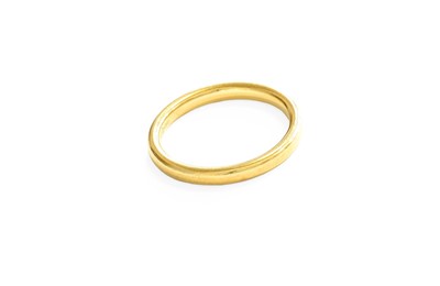 Lot 68 - An 18 Carat Gold Band Ring, finger size L