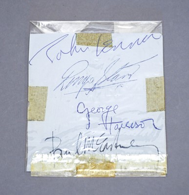 Lot 3209 - Beatles Autographs