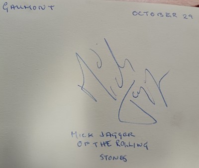 Lot 3207 - Autograph Book Containing Three Rolling Stones Signatures