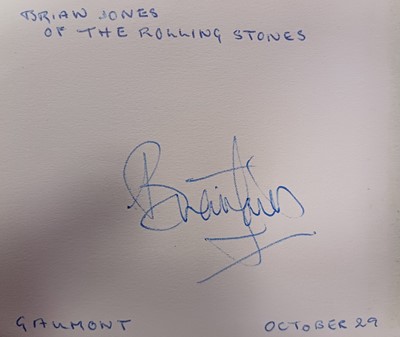 Lot 3207 - Autograph Book Containing Three Rolling Stones Signatures