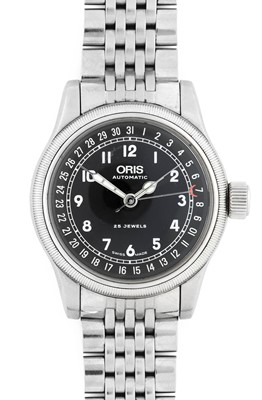 Lot 2413 - Oris: A Stainless Steel Automatic Calendar...