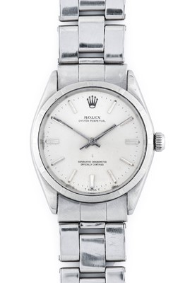 Lot 2329 - Rolex: A Stainless Steel Automatic Centre...