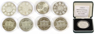 Lot 134 - Assorted British and World 1oz Fine Silver...
