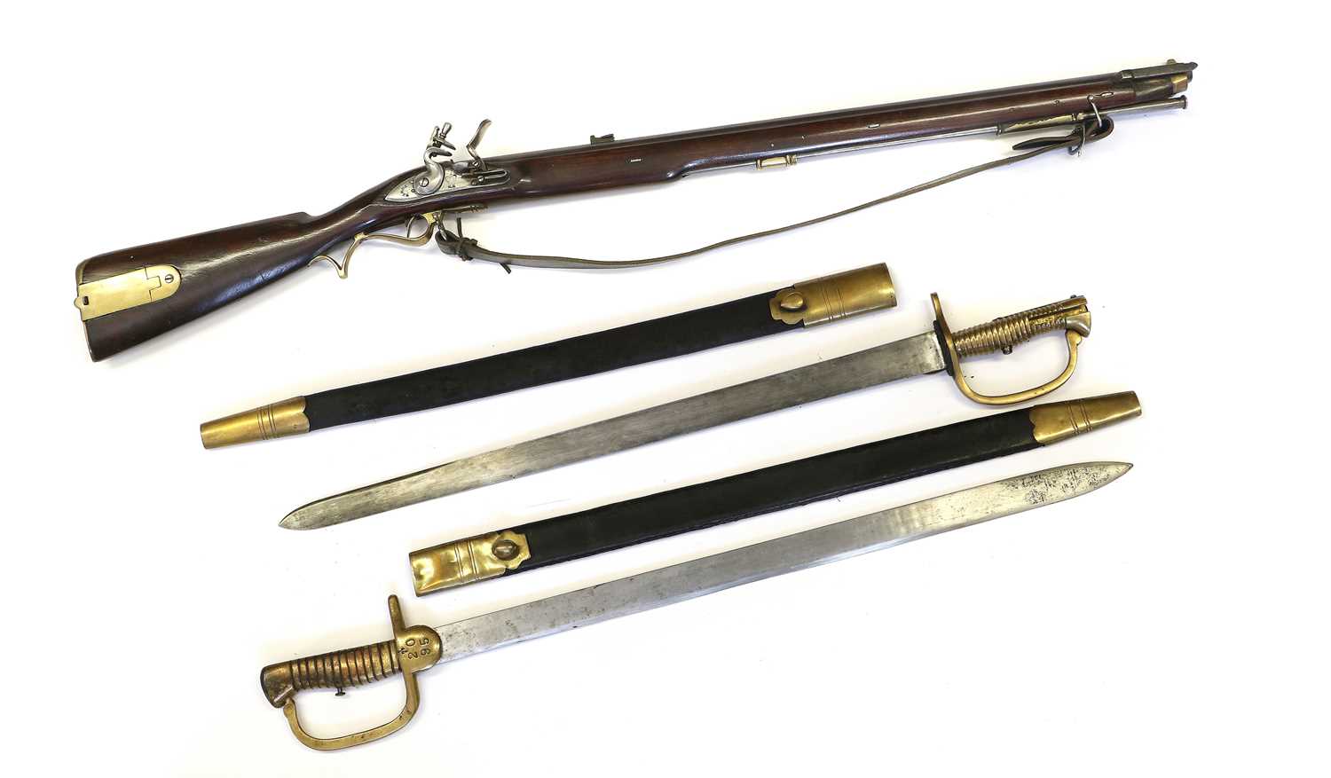Raker Rifle Lot 289 - A Non-working Copy of a Flintlock Baker