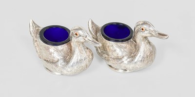 Lot 82 - A Pair of Edward VII Novelty Silver...