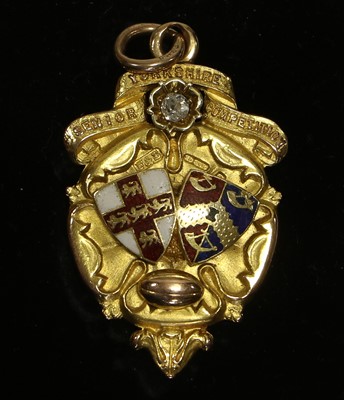 Lot 3027 - Rugby League Yorkshire League Championship Winners Medal 1900-01