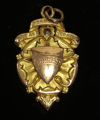Lot 3027 - Rugby League Yorkshire League Championship Winners Medal 1900-01