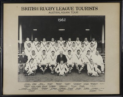 Lot 3020 - British Rugby League Tourists 1962 Team Photograph