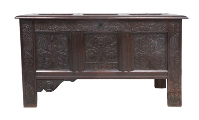 Lot 748 - A Late 17th Century Westmorland Joined Oak...