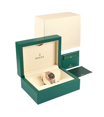 Lot 2141 - Rolex: A Fine 18 Carat Everose Gold Automatic...