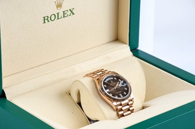 Lot 2141 - Rolex: A Fine 18 Carat Everose Gold Automatic...