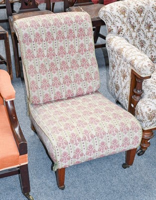 Lot 1339 - A Howard Style Slipper Chair