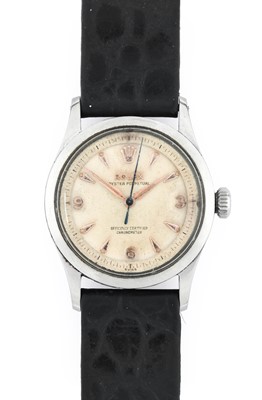 Lot 2389 - Rolex: A Stainless Steel Automatic Centre...