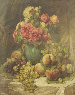 Lot 1034 - French School (20th Century) Still life of...