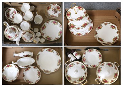 Lot 103 - Royal Albert Old Country Roses Tea and Dinner...