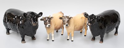 Lot 130 - Beswick Aberdeen Angus Cattle: Bull, model No....