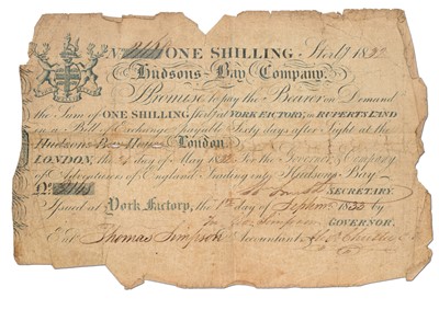 Lot 451 - Canada, Hudson's Bay Company Promissory Note,...