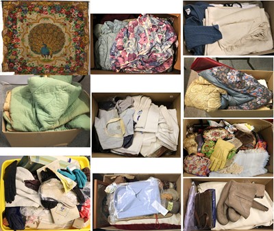 Lot 1100 - Assorted Mainly Upholstery and Costume Fabrics,...