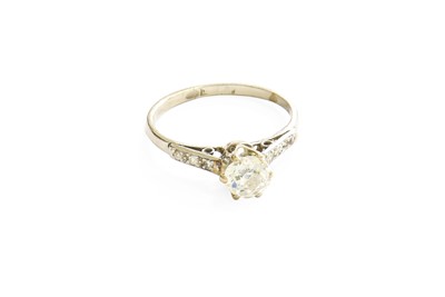 Lot 5 - A Diamond Solitaire Ring, the old cut diamond...