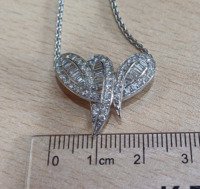 Lot 2065 - An 18 Carat Gold Diamond Pendant on Chain the...