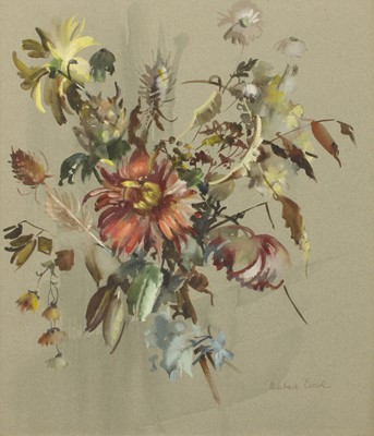 Lot 1048 - Barbara Crowe (b.1942) "Autumn" Signed,...