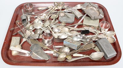 Lot 143 - A Collection of Assorted Silver and Silver...