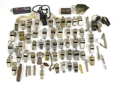 Lot 126 - A Collection of Whistles, including Acme...