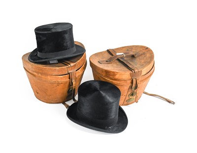 Lot 2171 - Henry Heath London Black Silk Top Hat in a...