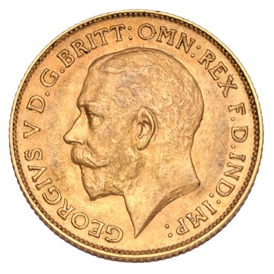 Lot 252 - George V, Half Sovereign 1913; good very fine