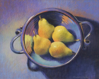 Lot 1037 - Elizabeth A. Smith (Contemporary) "Pears in a...