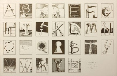 Lot 1066 - Anthony Earnshaw (1924-2001) "Secret Alphabet...