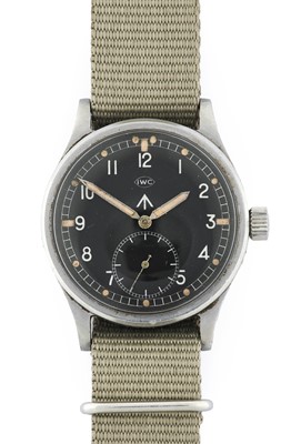 Lot 2398 - IWC: A Rare Stainless Steel Military Issue...