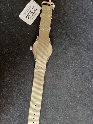 Lot 2398 - IWC: A Rare Stainless Steel Military Issue...