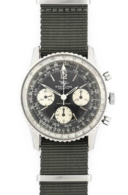 Lot 2387 - Breitling: A Stainless Steel Chronograph...