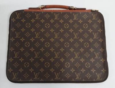 Lot 1222 - Louis Vuitton Monogrammed Canvas Document Case...